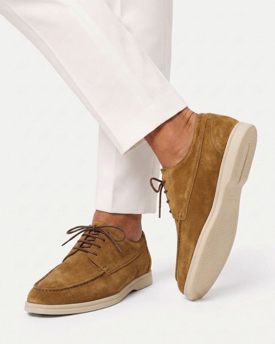 Le derby en suède — Bout mocassin