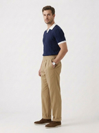 The Ice-Silk Polo — Contrast Panel