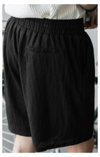 Die Baumwoll-Shorts – gerader Schnitt
