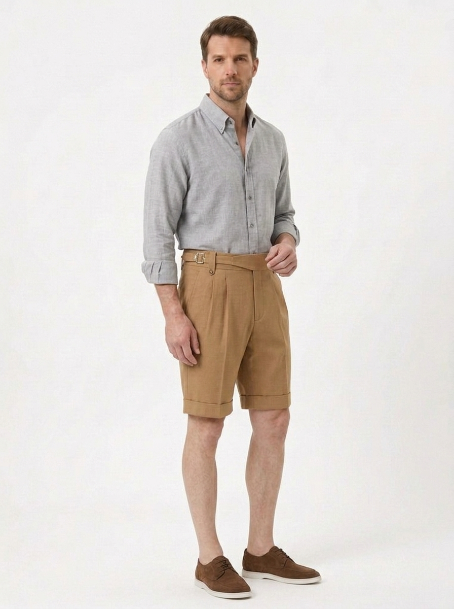 The Cropped Trouser — High-Waist No-Iron