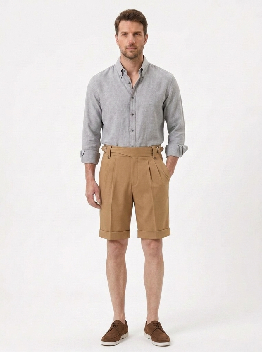 The Cropped Trouser — High-Waist No-Iron