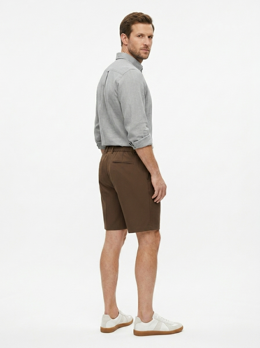 Le short sur mesure – Coupe droite