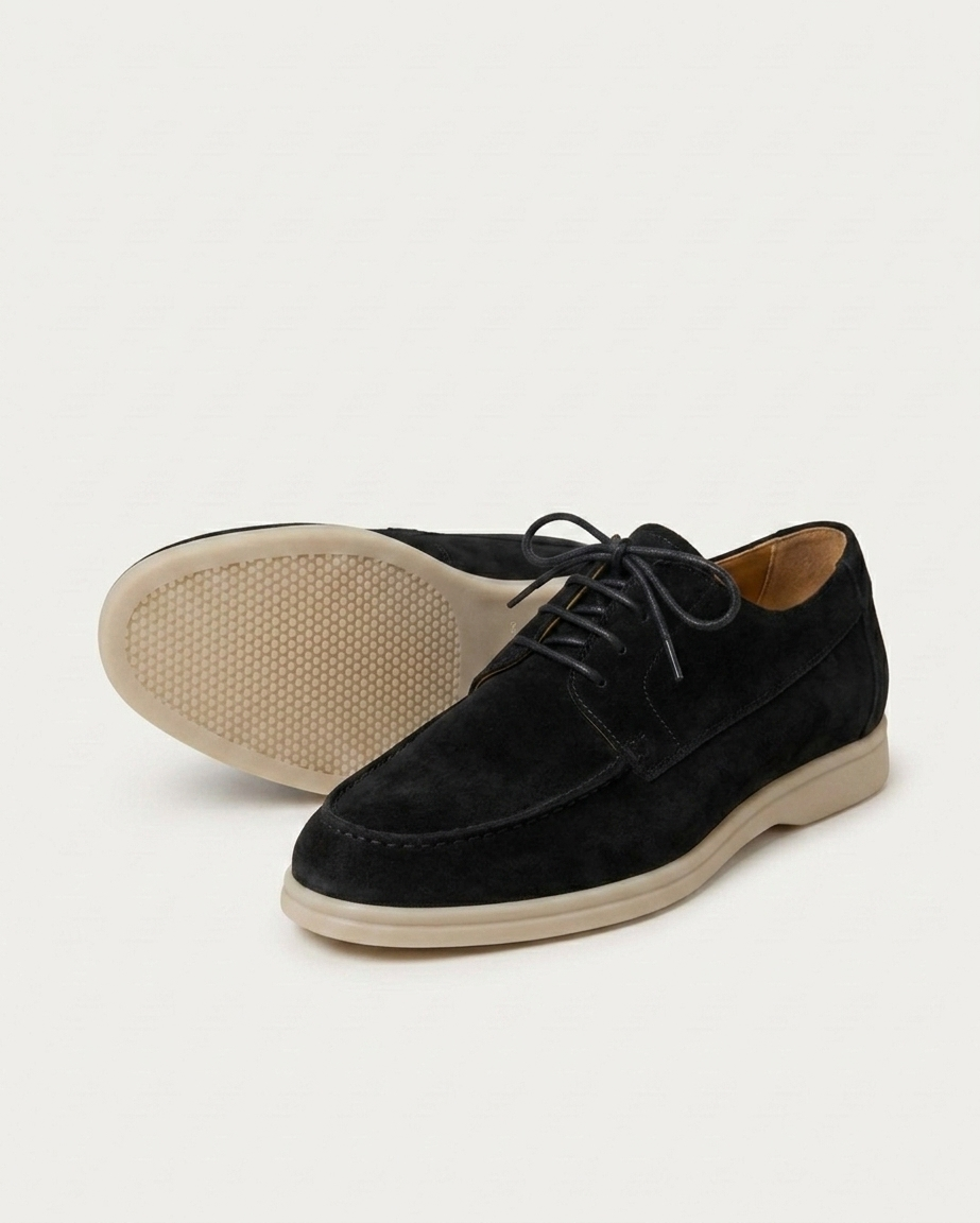 Le derby en suède — Bout mocassin