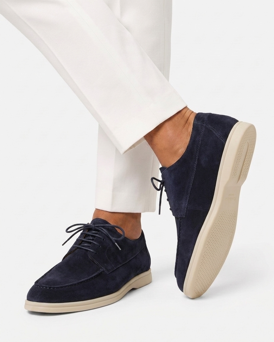 Le derby en suède — Bout mocassin