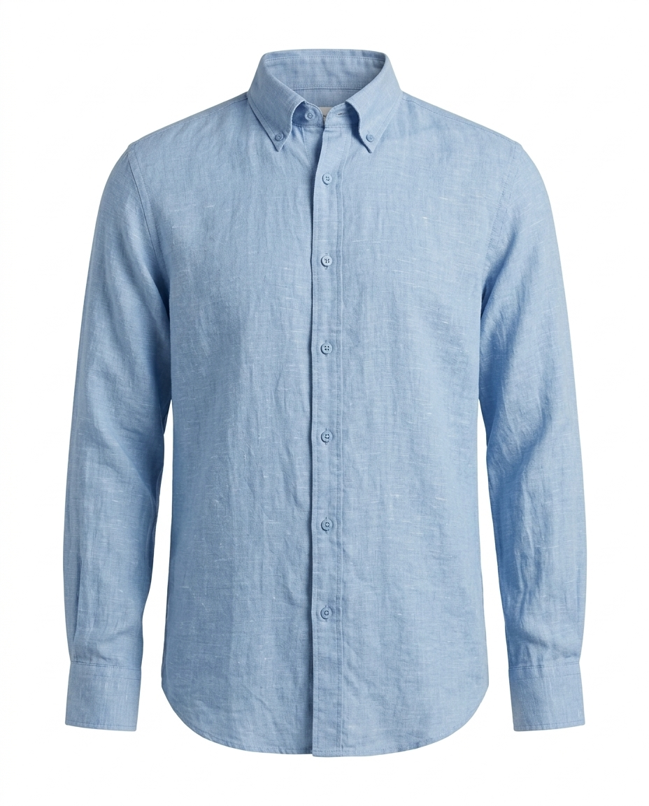 The Linen Work Shirt — Slim Lapel
